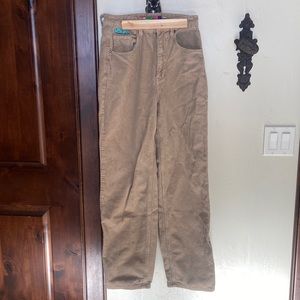 tan corduroy girls empyre skate pants